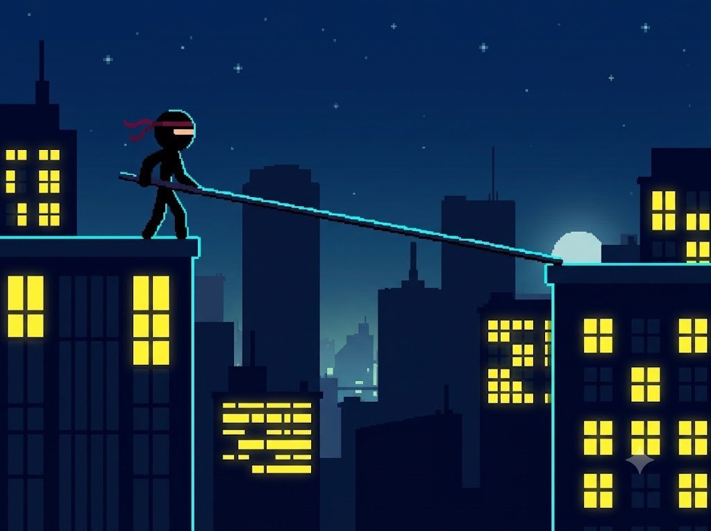  Ninja Sky-Walk – Master Every Jump in This Thrilling HTML5 Platform Adventure Published by GameZestGo